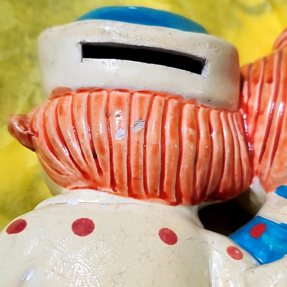 Vtg. 1971 Ceramic Raggedy Ann & Andy Bank - Picture 13 of 16